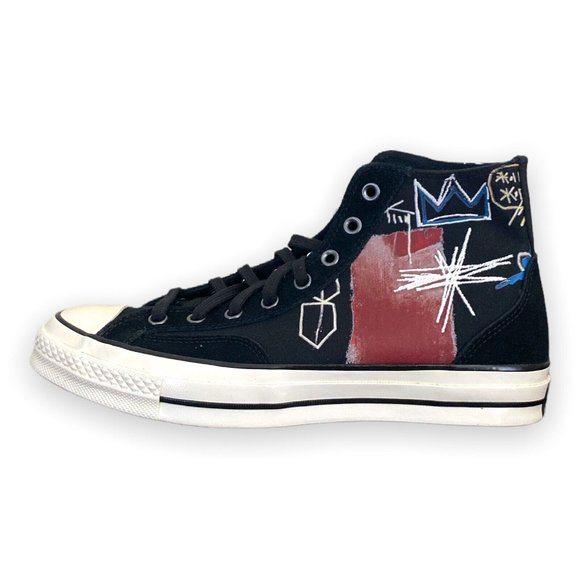 Converse Jean-Michel Basquiat X Chuck 70 HI Black Multi 172585C Mens 8.5 WM 10.5